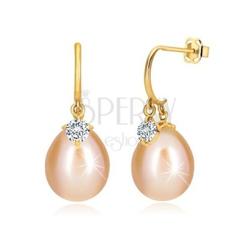 TOP 8: Najkrajšie zlaté perlové náušnice – jedinečné dámske klenoty
