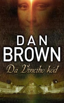 Kniha Da Vinciho kód od amerického spisovateľa Dana Browna