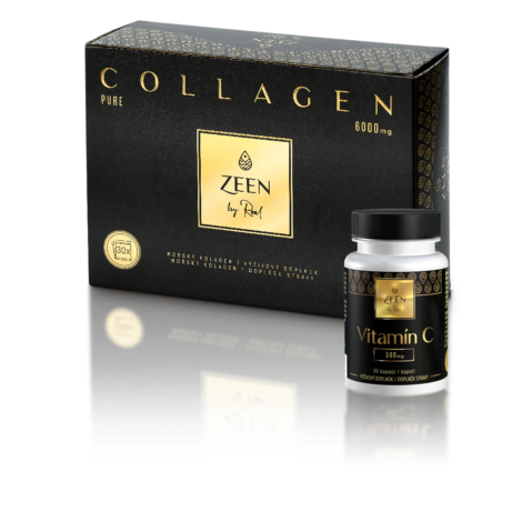 Zeen Collagen Pure, Prášok 6000 mg + 1x Vitamín C